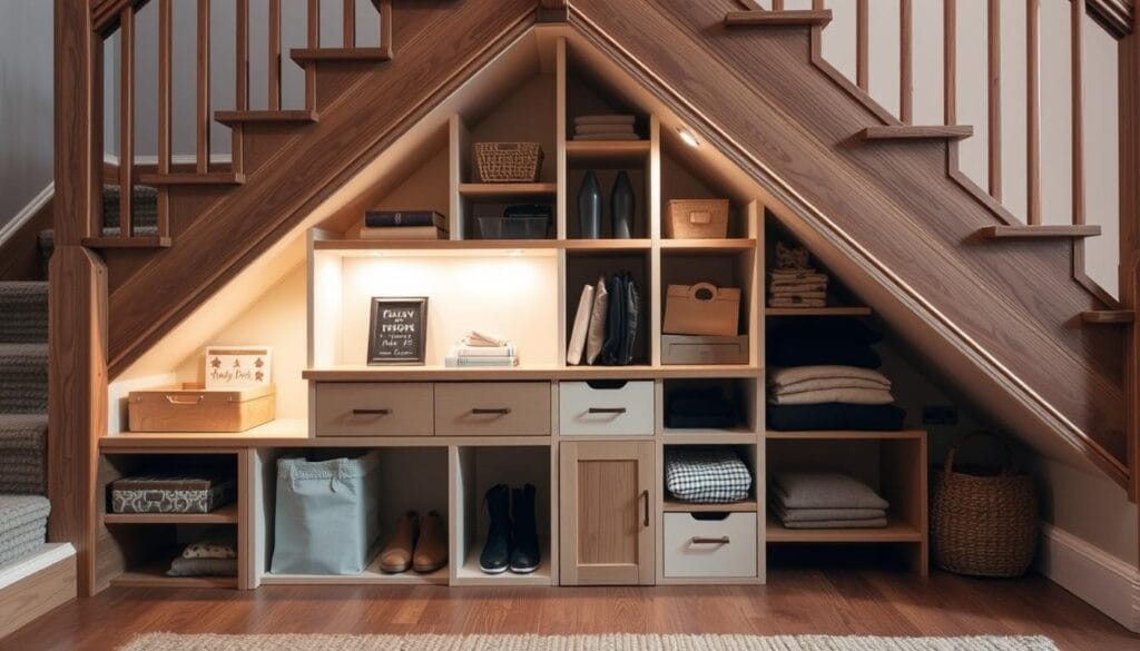 Aménagement sous escalier : solutions de rangement 5 Aménagement sous escalier budget