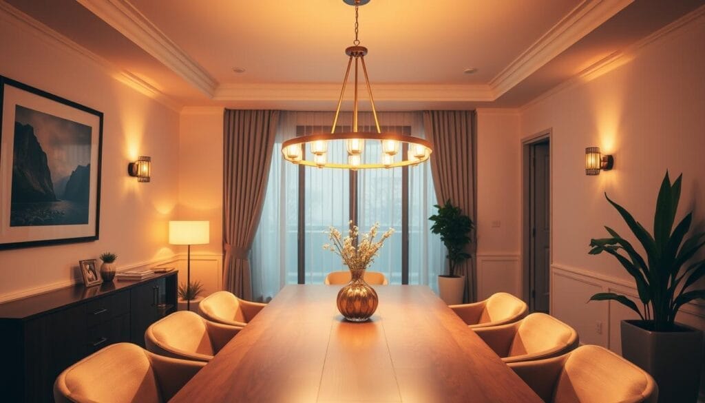 Déco salle à manger : idées pour un style élégant 3 Éclairage tendance salle à manger