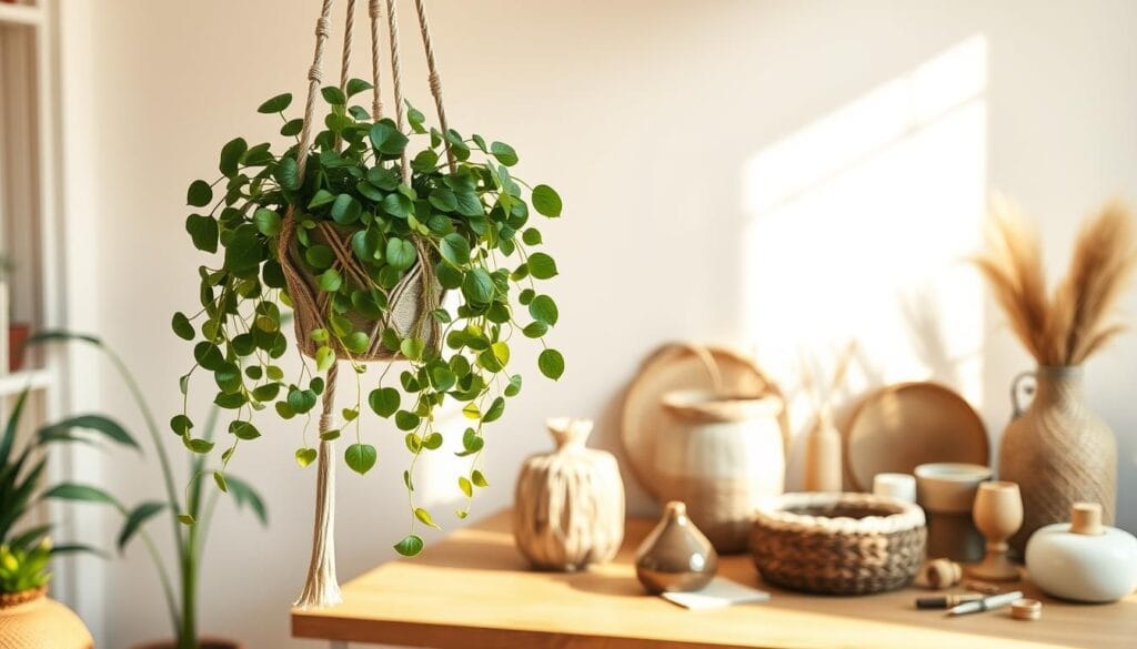 Comment réaliser une diy suspension macramé chez soi 3 Espace de travail macramé déco