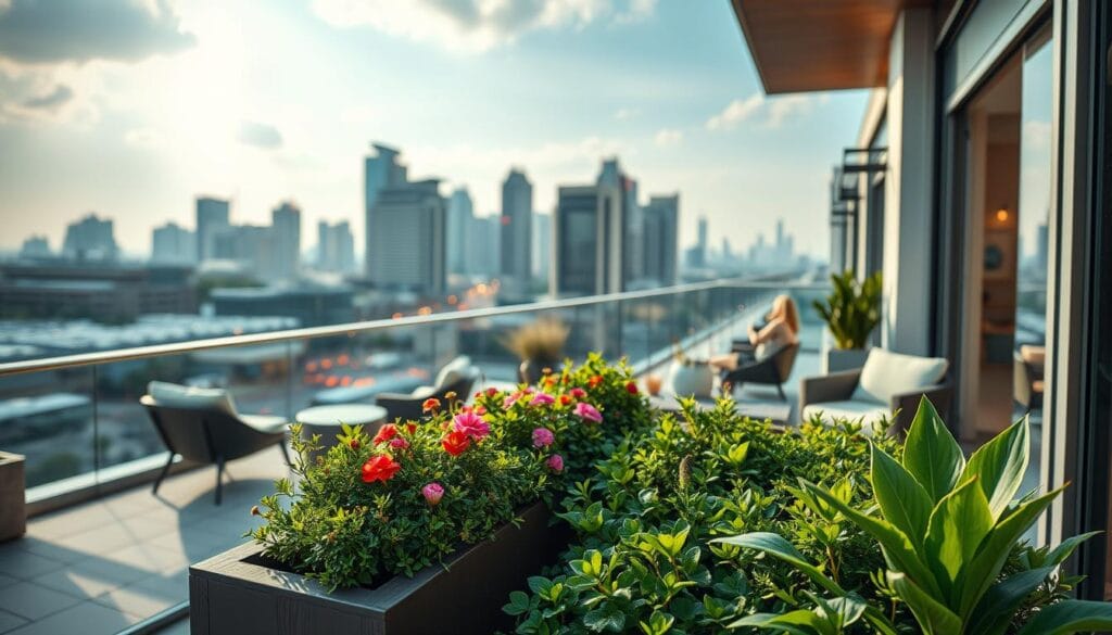 Déco petit balcon : idées pour l'aménager en 2025 5 Inspiration balcon urbain design 2025