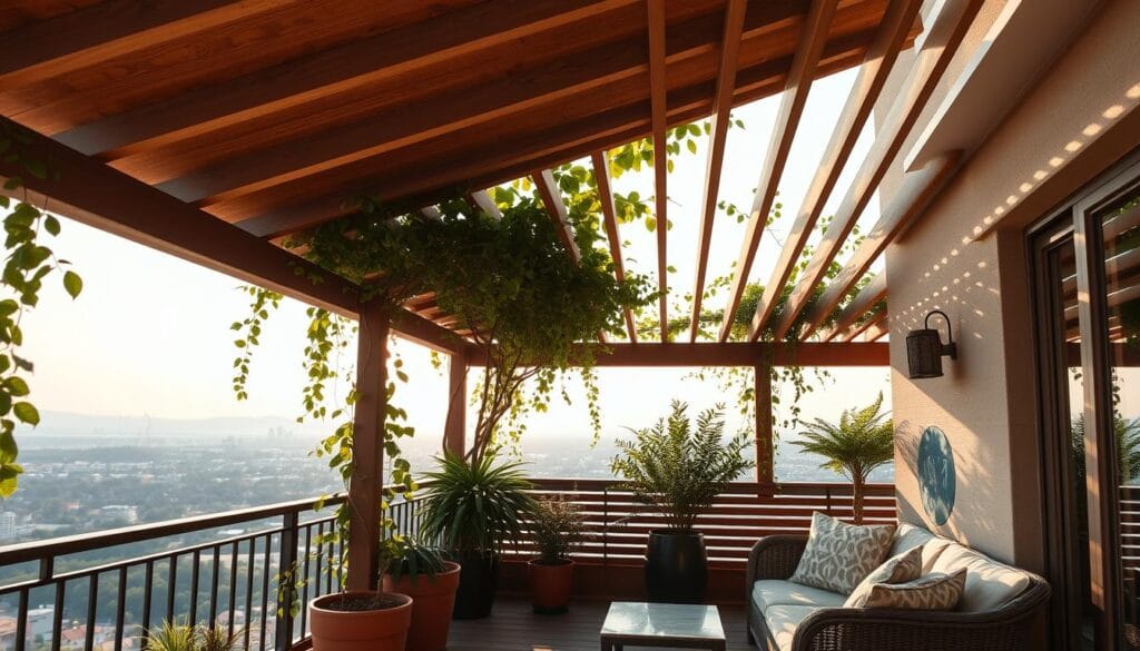 Déco petit balcon : idées pour l'aménager en 2025 3 Protection balcon ombrage