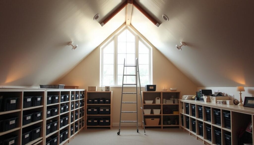 Rangement sous combles : solutions pour optimiser l'espace 3 Solutions de rangement pour combles